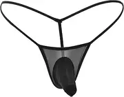 [Generic] Cow Shirts Men Personality Fashion Casual Sexy Mini Thong Shut Mouth Underwear T Pants Mens Body Suits Sexy