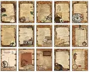 ZXMNBH Paper for Scrapbooking Kit Vintage Paper Collage Diary Planner Materials Adults Junk Bullet Journaling Decor Supplies 30 Pcs/Pack