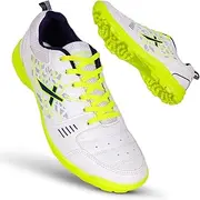 Vector X Blaster-22 Yards Cricket Shoes for Men's (White-Green)