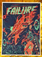 Concert Print Art Failure 4-22-2019 Ace of Spades Sacramento Jason Malmberg nice