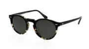OLIVER PEOPLES GREGORY PECK BLACK DARK SHADED TORT SUNGLASSES OV5217S 1178P1 NEW