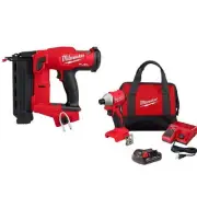 M18 FUEL 18-Volt Lithium-Ion Brushless Cordless Gen II 18-Gauge Brad Nailer 1/4
