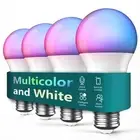 Smart Light Bulbs 4 Pack, UL Certified 2.4GHz Color Changing Light Bulb, Work...