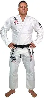 [SHOGUN] Fight Jiu Jitsu Gi Ultra Light 'Kanji' White IBJJF Legal 350gsm Pearl Weave Cotton Premium BJJ