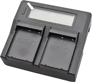 Quick LCD-Display Dual Battery Charger for Olympus BLH-1 BLH1 PS-BLH1 BCH-1 E-M1 Mark II Mark2 EM1X Mark III Camera