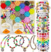 3600pcs 6mm Flat Round Heishi Ceramics 15 Colors Polymer Clay Bead Alphabet Bead
