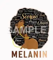 Scorpio Girl VINYL iron on transfer (SALE)