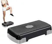 Aerobic Stepper - Home Fitness Step , Adjustable Exercise Stepper | Non-Slip Durable Training Equipment, Lightweight Aerobic for Cardio Training, Strength Training, Fitness Classes