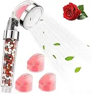 Shower Head Filters 3 Pack Aromatherapy Tablets for Shower Head Shower Filter Refill Natural Plant Powerful Effective Water Filtration Softens Hard Water