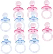 Hohopeti 24Pcs Miniature Pacifiers Decorative Shower Favors Adorable Ornaments for Girl Celebrations for Present Bags and Nursery Decor
