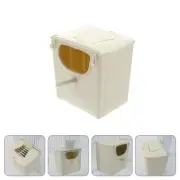 Bird Breading Nest Artificial Nesting Box Bird Nest Plastic Hanging Bird Hut