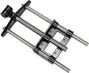lehom 7" Woodworking Bench Vise, Heavy Duty Steel and Cast Iron Workbench Vice, Easy to Operate Bench Clamps Front Screw Wood Vise for Home Woodworking Table Studios Teaching Equipment