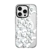 iPhone 16 Pro Clear Case MagSafe Compatible Paper Butterflies