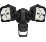 30W LED Motion Sensor Security Light 3400lm Outdoor Floodlight IP65 Black SANSI
