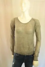 NEW $178 DIESEL M HINOKY A SWEATER WOMEN SZ SMALL in GREY