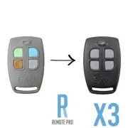 3 x DACE Duratronic TM4 Genuine/Original Gate/Garage Remote Control