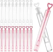 Paifeancodill Mini Bubble Wands, 20 Pcs Wedding Bubble Wands, Bubble Maker Toys for Kids, Mini Heart Bubble Wands for Weddings, Party, Anniversaries, Goodies Bags, Mini Bubbles Bulk Assortment Toys