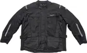 Modeka Varus Plus waterproof Motorcycle Textile Jacket, black, Size 12XL for Men