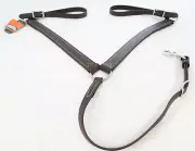 Breast Collar Biothane Horse Western Tack Brown Beta Stainless Steel 1 1/4" New