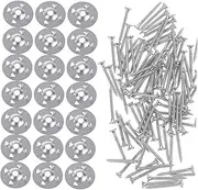 200pcs Foam Board Panel Installation Washers Board Metal Washers Screws 1-1/8 Inch Load Washers for Secure Foam Insulation Board Fastening