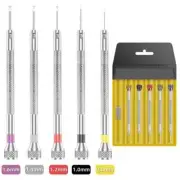 Set of 5PCS Aluminium Screwdriver Alloy Steel Flat Small Screwdrivers Repair Kit