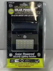 Glowmax Solar Powered Motion Sensor LED Light. Perfect Security Light Solution!