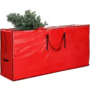 Christmas Tree Storage Bag - Fits Up to 9 Ft Artificial Xmas Disassembled Red