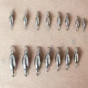 Fishing Brass Sinker Inner Barrel Swivels Weight Black Nickel Line Connector