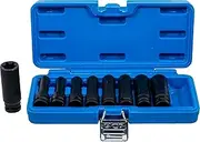 BGS 5204 | Impact Socket Set E-Type, deep | 12.5 mm (1/2") Drive | E10 - E24 | 9 pcs.