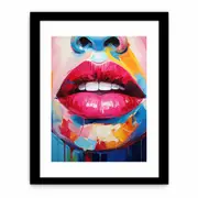 Lips Modern Art Framed print Art Poster