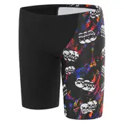 Boys Skull Print V Cut Jammer