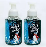 2 Bath Body Works FROSTED COCONUT SNOWBALL Gentle Foaming Hand Soap Wash 8.75 oz