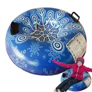 33.46In Inflatable Snow Sled Heavy Duty Snow Tube Winter Outdoor Fun Toys