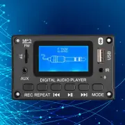 Bluetooth 5.0 MP3 WMA Decoder Board LCD Wireless Car Audio USB TF FM AUX Playea5