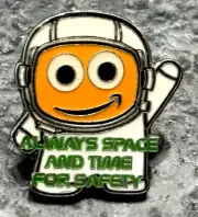 Always space & time for Safety astronaut Amazon employee peccy pin