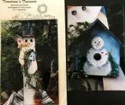 Vintage Tole Pattern Packet: Tall Snowman with Birdhouses by Sonja Richardson
