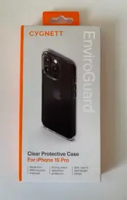 Cygnett EcoShield Iphone 15 Pro Max Clear Protective Case Cover BNIB