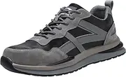[ZHENSI] Men's Safety Shoes Waterproof Steel Toe Caps Trainers Lightweight Breathable Damping Work Sneakers