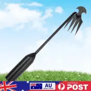 Weed Puller Manganese Steel Forged Hand Weed Remover 4 Teeth for Lawn and Garden