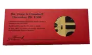 The Union Is Dissolved December 20, 1860 on Antiqued Parchment Paper