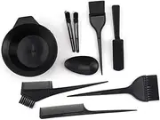 Ipetboom Complete Hair Dye Tool Set 11pcs Kit Salon Bowl Brush for Home Professional Use