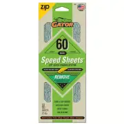 Aluminext Speed Sheets 3-2/3 In. X 9 In. 60 Grit Medium Hook and Loop Sand Paper
