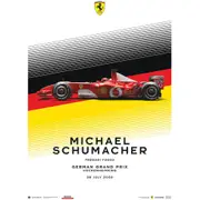Scuderia Ferrari F2002 - Michael Schumacher - German Grand Prix - 2002 Limited Edition Poster