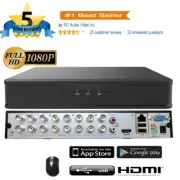 16CH Digital Video Recorder Security 1080P 5MP Analog IP Camera 2TB HDD(no PoE)