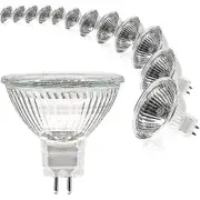 Mr16 Spot Light Bulb 12v 20w Bulb Gu5.3 Bulb Dimmable 2 Pin Halogen Bulbs Warm White 2700k Pack of 12