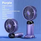 Electric Fan Portable Air Conditioner Mini Cooler Rechargeable Neck Fans for Hom