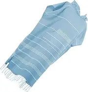 IOIUSKKU Towel Hooded Cloak Warm and Dry After Surfing Or Swimming Turkish Cotton Cloak Towel Surf Cape Change Towel, Blue