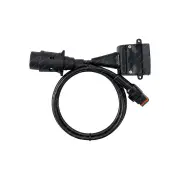 Elecbrakes Plug and Play Adapter 7 Large Round Pin Plug to 12 Flat Pin Socket