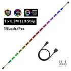 WS2812b RGB LED Strip PC Computer Case 3pin Headers Light addressable LED header