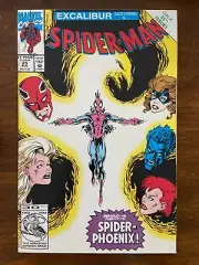 SPIDER-MAN #25 (Marvel,1990-1998) VF/+ Excalibur